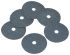 Norton Fibre Disc Zirconium Sanding Disc, 115mm, Extra Coarse Grade, P360 Grit, Norzon, 25 in pack