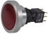 APEM Illuminated Push Button Switch, Momentary, Panel Mount, 30mm Cutout, DPDT, Red LED, IP65