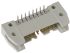 HARTING SEK 18 Series Right Angle Through Hole PCB Header, 50 Contact(s), 2.54mm Pitch, 2 Row(s), Shrouded