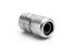 Amphenol MotionGrade M23 Cable Gland With Locknut, Die Cast Zinc, 14mm, IP67, Grey