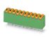 菲尼克斯电气 4p3.5mm间距PCB端子排, 通孔安装, 弹簧式接线端子端接, 绿色, 4A, 300 V, 1891085