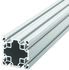 Bosch Rexroth Silver Aluminium Profile Strut, 80 x 80 mm, 10mm Groove, 3000mm Length