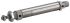 EMERSON – AVENTICS Pneumatic Piston Rod Cylinder - 25mm Bore, 100mm Stroke, MNI Series, Double Acting