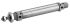 EMERSON – AVENTICS Pneumatic Piston Rod Cylinder - 25mm Bore, 100mm Stroke, MNI Series, Double Acting