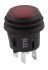 ZF Illuminated Push Button Switch, Latching, Panel Mount, 20.2mm Cutout, DPST, 125V ac, IP65