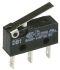 ZF Short Lever Micro Switch, Tab Terminal, 6 A @ 250 V ac, SPDT
