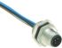 HARTING M12 5-Pin Cable assembly, 500mm Cable