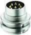 Lumberg Circular Connector, 8 Contacts, Front Mount, M16 Connector, Plug, Male, IP68, 03 Series