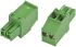 TE Connectivity 2-Way PCB Terminal Block, 11A, Screw Down Terminals, 30 → 14 AWG, Cable Mount