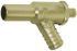 Pegler Yorkshire Brass Pipe Fitting, Tee Push Fit Draining Tap 15mm