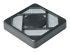 Essentra Fan Filter for 80mm Fans, PET, Stainless Steel Filter, Glass Fibre Reinforced Nylon Frame, 80.6 x 80.6 x 12.5mm