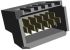 TE Connectivity Hátlapi csatlakozó Z-PACK HM sorozat, távolság: 2mm, 6 érintkezős, 1 soros, Derékszögű, lezárás: