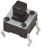 Button Tactile Switch, Single Pole Single Throw (SPST) 50 mA @ 24 V dc 3.9mm