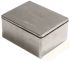 Deltron 480 Series Silver Die Cast Aluminium Enclosure, IP66, IP67, IP68, Silver Lid, 114.3 x 88.9 x 55.9mm