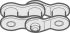 Eslabón de cadena de rodillos Renold Acero, tipo de cadena 06B-1