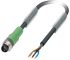 Phoenix Contact Male 3 way M8 to Sensor Actuator Cable, 10m