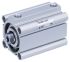 SMC Pneumatic Compact Cylinder 63mm Bore, 30mm Stroke, CQ2 Series, Double Acting