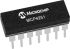 Microchip MCP4251-104E/P digitális potenciométer, 100kΩ 257-pozíciós, Lineáris 2-potméterrel, Soros SPI, 14-tüskés PDIP
