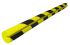 RS PRO 黑/黄色防撞装置, 长750mm, 宽40mm, 直径40mm, 用于边缘, 保护形状直向