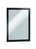 Durable DURAFRAME® Black A4 PVC Information Frame, 323mm Height, 236mm Width
