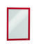 Durable DURAFRAME® Red A4 PVC Information Frame, 323mm Height, 236mm Width