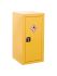 RS PRO Schränke für gefährliche Substanzen Gelb, 1 Tür, verschließbar, Regal/e, 900mm x 460mm x 460mm