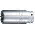 STAHLWILLE 3/8 in Drive 18mm Deep Socket, 12 point, 65 mm Overall Length