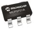 Microchip MCP9701AT-E/LT, Voltage Temperature Sensor, -10 to +125 °C, ±1°C Analogue, 5-Pin, SC-70