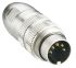 Lumberg 8 Pole Din Plug, DIN EN 60529, 5A, 60 V ac IP68, Male, Cable Mount