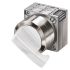 Siemens 3SB3 Series 2 Position Selector Switch Head, 22mm Cutout, White Handle