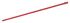 RS PRO Cable Tie, Roller Ball, 100mm x 4.6 mm, Red Polyester Coated Stainless Steel, Pk-100