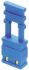 HARWIN ジャンパ M7687-05, メス, ストレート, 青, 上部閉塞、ハンドル付き, 2極, 1列, 2.54mmピッチ