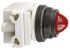 Schneider Electric, Harmony 9001SK, Panel Mount Red Pilot Light, 30mm Cutout, IP66, 240V ac