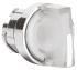 Schneider Electric Harmony XB4 Series 3 Position Selector Switch Head, 22mm Cutout, White Handle
