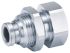 SMC KQB2 Series Straight Threaded Adaptor, Rc 1/4 Female to Push In 10 mm, Threaded-to-Tube Connection Style