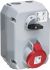ABB Switchable IP44 Industrial Interlock Socket 3PN+E, Earthing Position 6h, 63A, 415 V