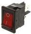 Arcolectric Illuminated Double Pole Single Throw (DPST), On-Off Rocker Switch