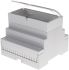CAMDENBOSS Extended Height Enclosure Type CNMB Series , 106 x 58 x 90mm, Polycarbonate DIN Rail Enclosure