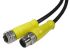 Cable de conexión Brad from Molex, con. A M12 Hembra, 4 polos, con. B M12 Macho, 4 polos, cod.: A, long. 2m, IP67