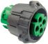 ITT Cannon DIN插头, 4pin, 电缆安装, 48 V 直流, DIN 72585, 121583-0002/APD-3BS-K2