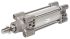 SMC Pneumatic Piston Rod Cylinder - 50mm Bore, 400mm Stroke, C96 Series, Double Acting