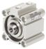 SMC Pneumatic Compact Cylinder - 40mm Bore, 10mm Stroke, CQ2 Series, Double Acting
