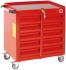 RS PRO 5 drawer Steel WheeledTool Chest, 650mm x 560mm x 350mm