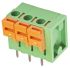 Amphenol Communications Solutions PCB Terminal Block, 3.81mm Pitch, Spring Cage Termination
