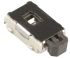 Black Push Plate Tactile Switch, Single Pole Single Throw (SPST) 50 mA @ 12 V dc 1.8mm