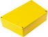Hammond 1590 Series Yellow Die Cast Aluminium Enclosure, IP54, Yellow Lid, 95 x 121.8 x 39mm