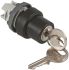 ABB ABB Modular 2-position Key Switch Head, Spring Return from Left and Right, 22mm Cutout
