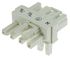Wago, 770 Female, Male 4 Pole 4 Way Distribution Block, Rated At 25A, 400 V
