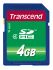 Scheda SD Transcend, 4 GB, Scheda SDHC
