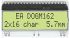 Display Visions EA DOGM162L-A Alphanumeric LCD Display Yellow-Green, 2 Rows by 16 Characters, Reflective